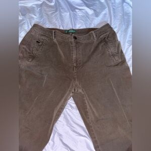 Lauren Ralph Lauren Brown Chino Pants